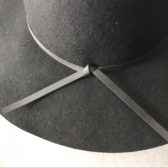 *PRICE DROP!* Black Wool Floppy Hat - Picture 2 of 3